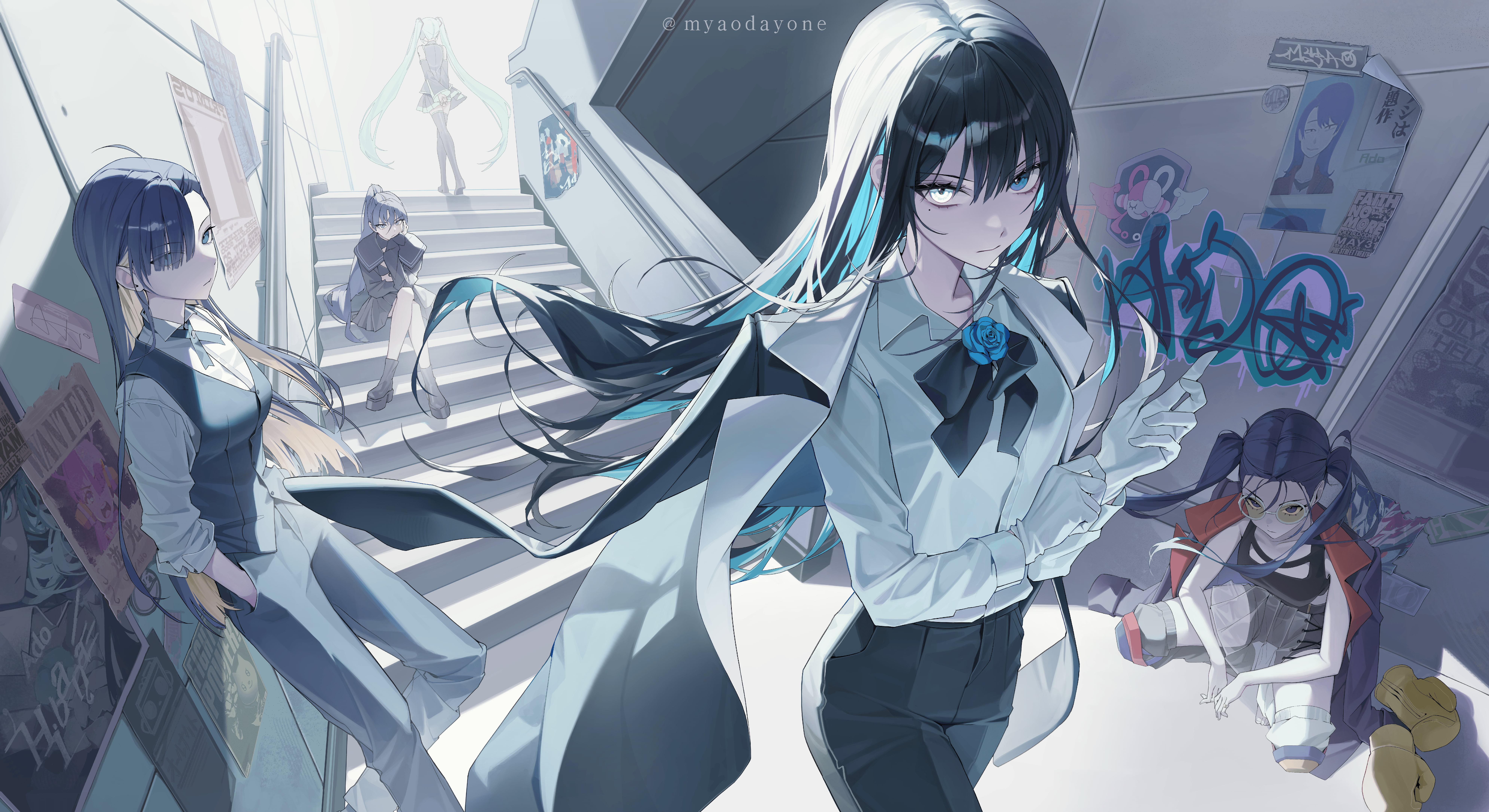 Ado Blue Rose Paseo 主题皮肤预览