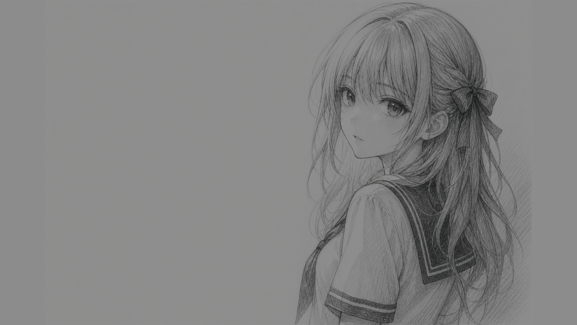 Anime Girl Sketch Paseo 主题皮肤预览