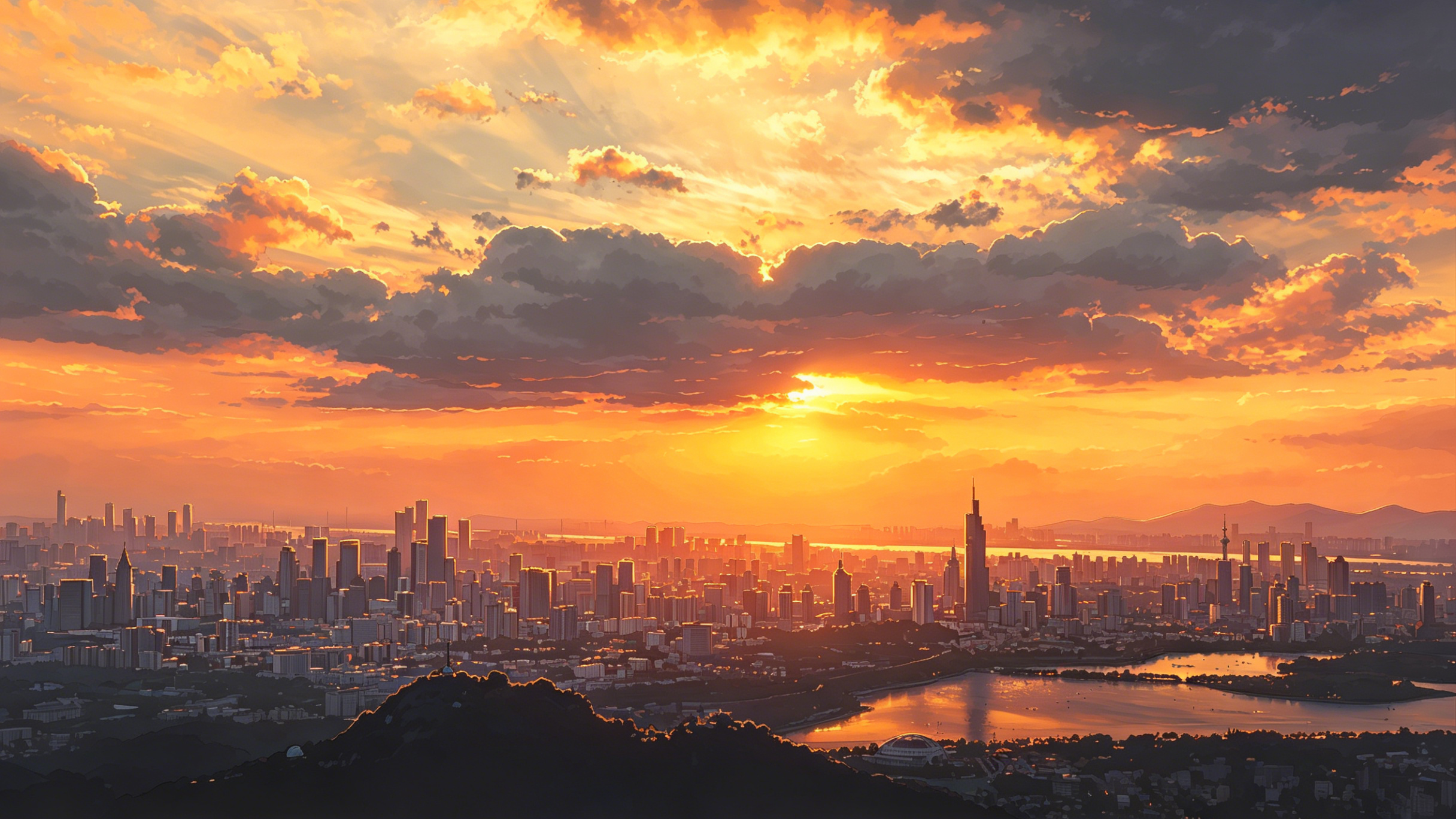 金陵夕照 · Jinling Afterglow Paseo 主题皮肤预览