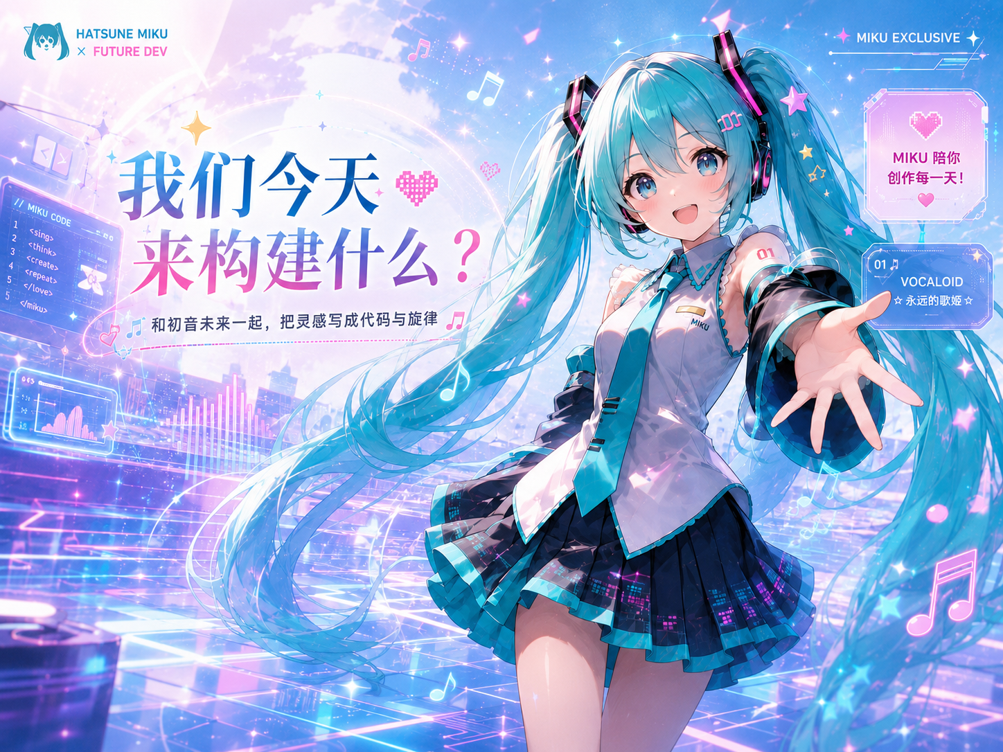 mikuu full background Paseo 主题皮肤预览