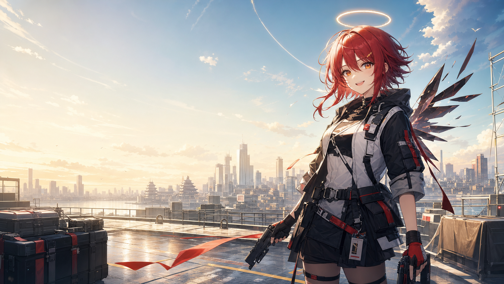 arknights operator exusiai Paseo 主题皮肤预览