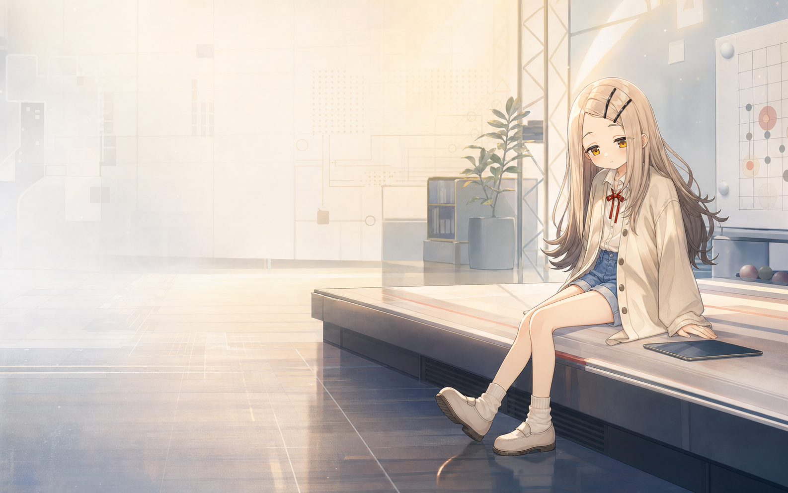 篠澤広 · Quiet Difficulty Paseo 主题皮肤预览