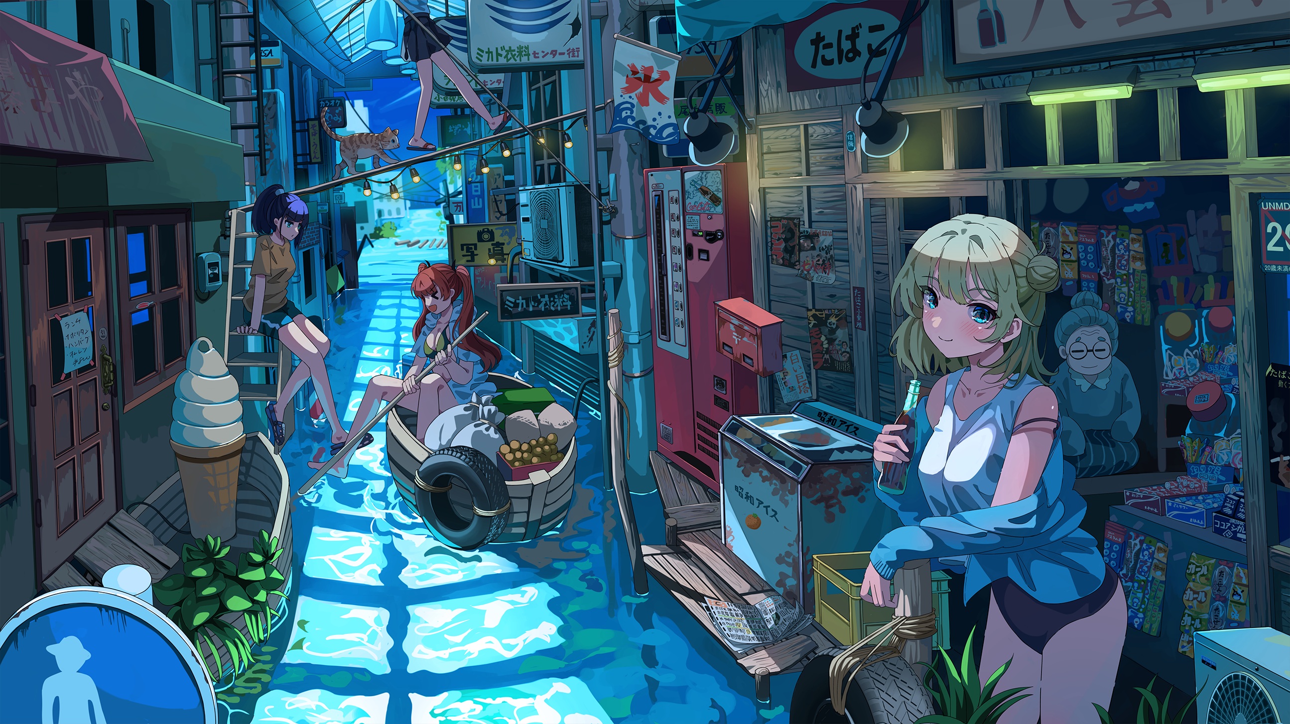 潮巷霓夏 · Tidal Alley Paseo 主题皮肤预览